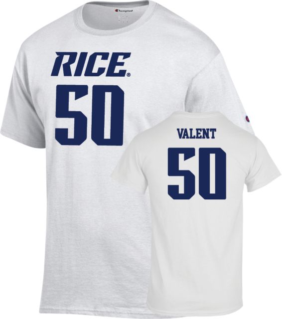 Rice Football T-Shirt Patrick Valent - 50 - ONLINE ONLY