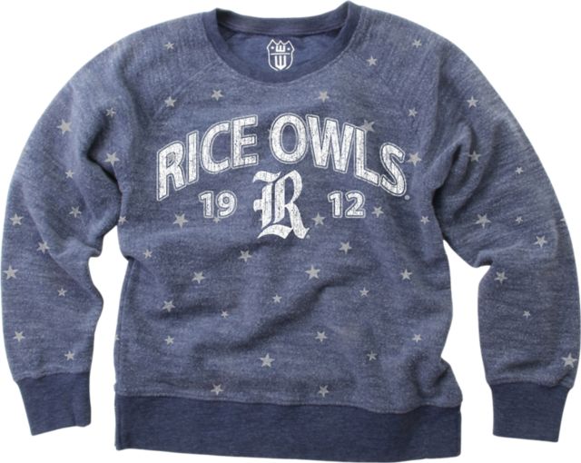 Rice University Girl's Star Crewneck