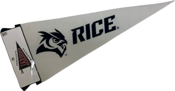 Rice University 12'' x 30'' Pennant