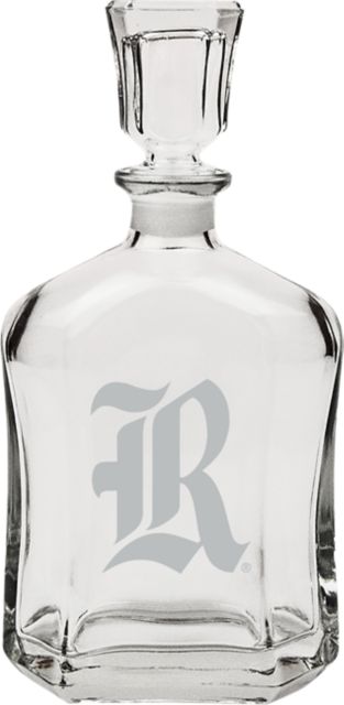Rice University Whiskey Decanter