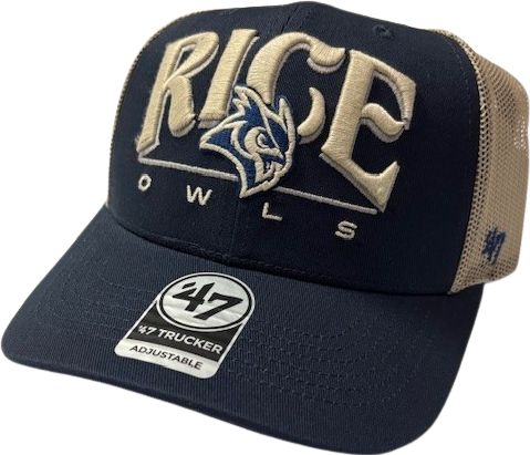 Rice University Owls Adjustable Trucker Cap