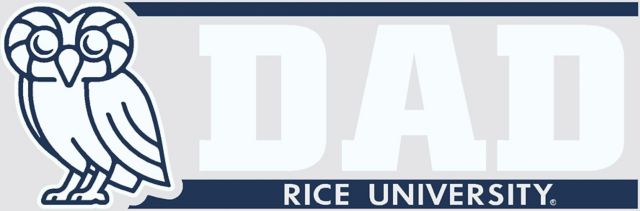 Rice University Owls Dad Decal
