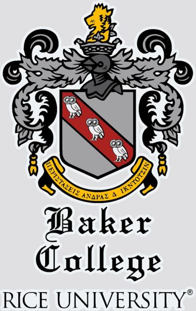 Rice University Baker College Decal