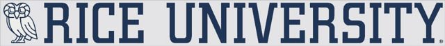 Rice University Owls Strip Decal