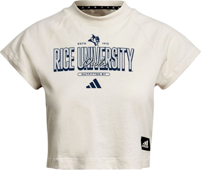 Rice University Women's Owls Cropped Owls Short Sleeve T-Shirt