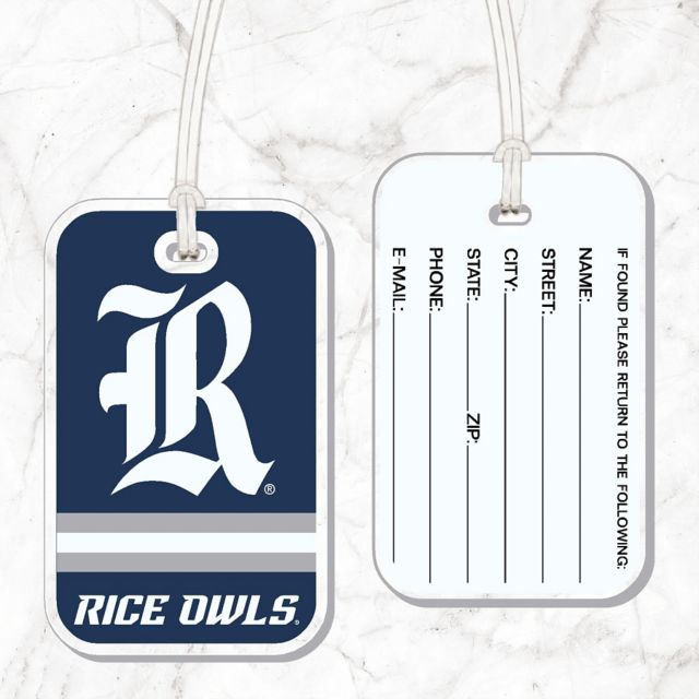 Rice University Bag Tag