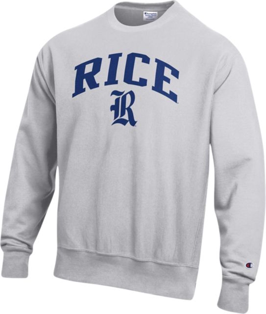 Rice University Reverse Weave Crewneck Sweatshirt