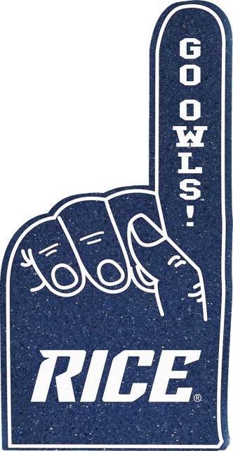 Rice University Owls Foam Hand