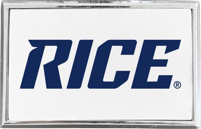 Rice University Rectangle Adhesive Emblem