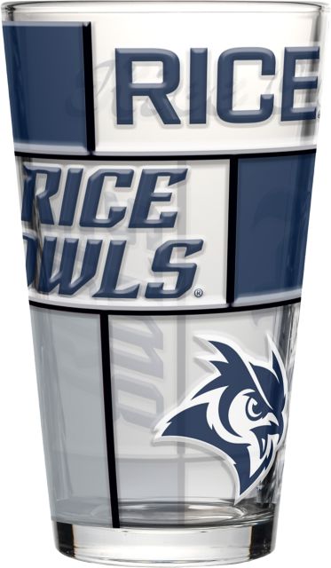 Rice University 16 oz. Pint Glass