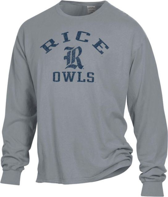 Rice University Garment Dyed Long Sleeve Tee - ONLINE ONLY