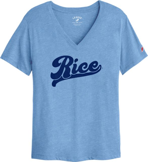 Rice University Women's V-Neck Short Sleeve T-Shirt