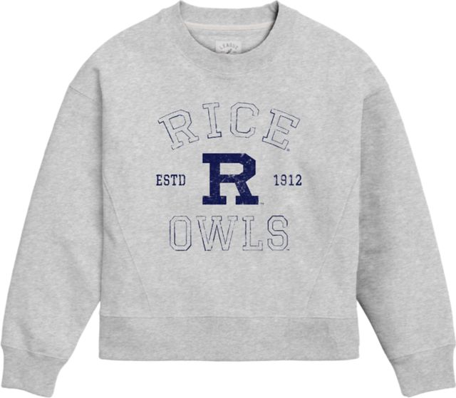 Rice University Women's Boxy Crewneck