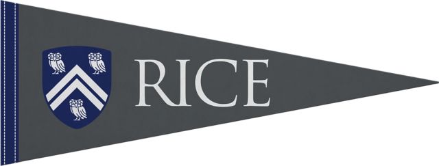 Rice University 9x14 Pennant