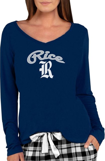 Rice University Women's Marathon Long Sleeve V-Neck T-Shirt - ONLINE ONLY