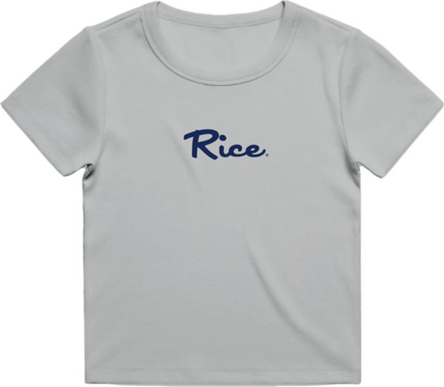 Rice University Women's Ribbed Short Sleeve T-Shirt
