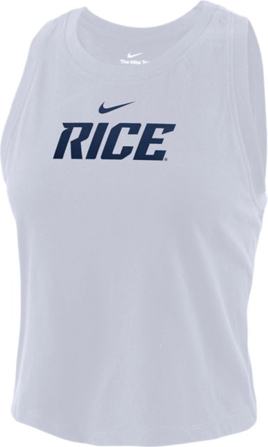 Rice University Women's Dri-Fit Crop Tank Top