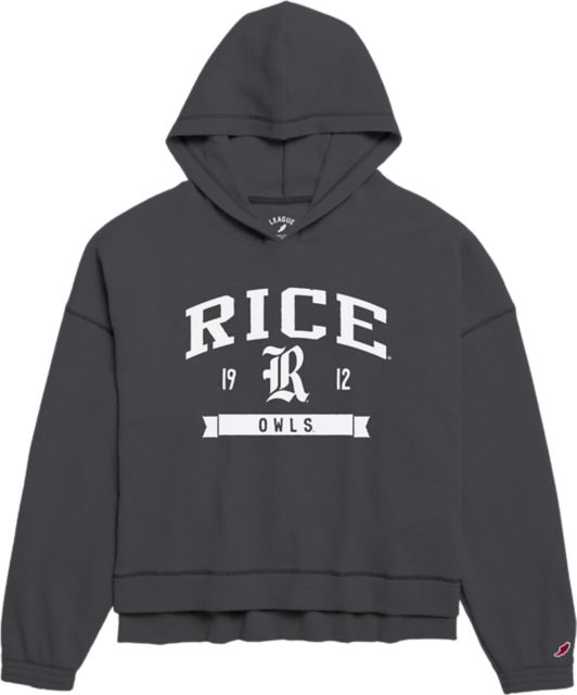 Rice University Owls Women's Waffle Hooded Sweatshirt