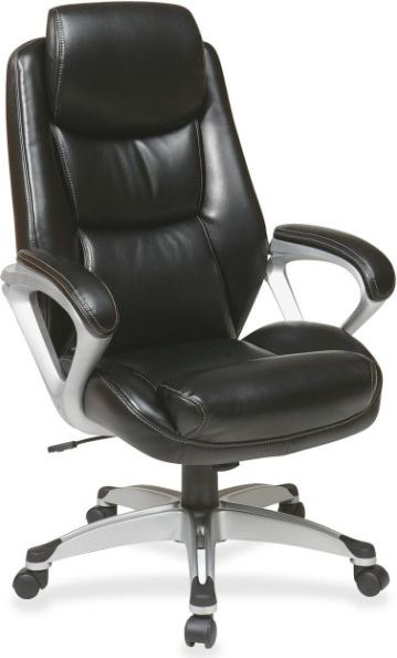 Lorell Executive Headrest Eco Leather Chair ONLINE ONLY Bryant University