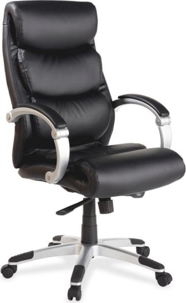 Lorell Executive Flex Arms Leather High-back Chair - ONLINE ONLY