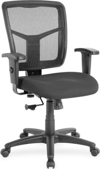 Lorell Managerial Mesh Mid-back Chair - ONLINE ONLY