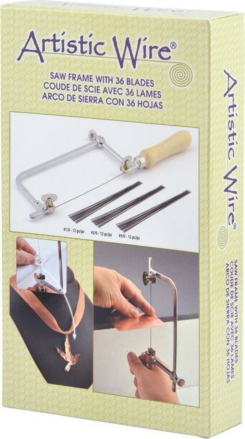 JEWELER SAW FRAME WITH 36 BLADES