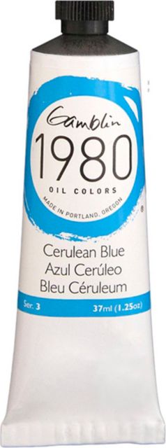 1980 Oil 37mL Cerulean Blue