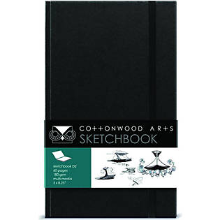 Designer Hardbound Sketchbook 5 x 8.25 60 Sheets