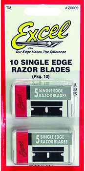 SINGLE EDGE RAZOR BLADES 10-PACK