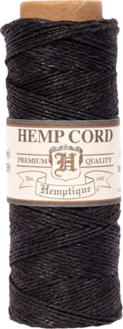 Hemp Cord 10Lb 205 Foot Black