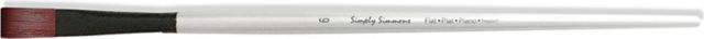 SIMPLY SIMMONS BRUSH EXTRA FIRM FLAT 6 LONG HANDLE