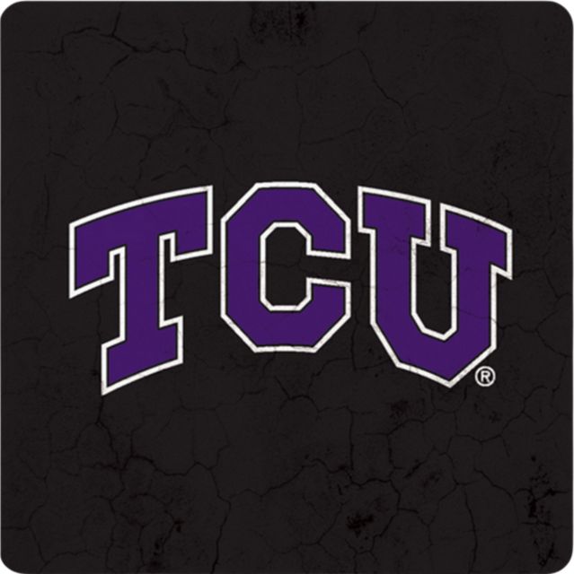 Texas Christian University 4'' x 4'' Coaster