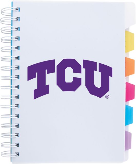 Texas Christian University Notebook with Tabs