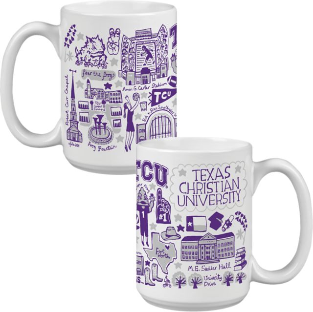 Texas Christian University Julia Gash 15 oz. Mug