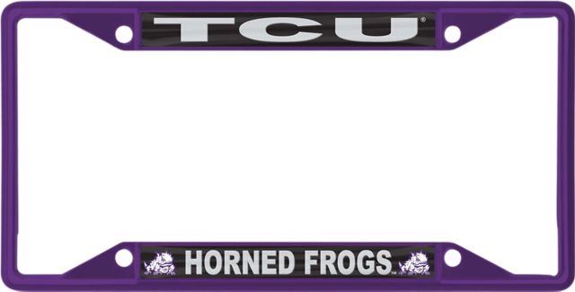 Texas Christian University Horned Frogs License Plate Frame