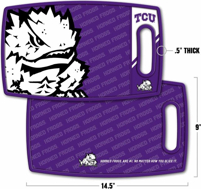 Texas Christian University Horned Frogs Cutting Board