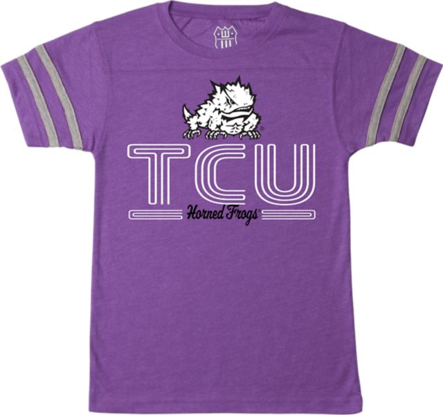 Texas Christian University Horned Frogs Boys Backfield Short Sleeve T-Shirt