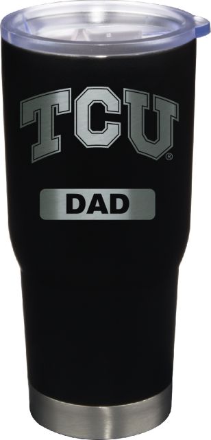 22 oz Matte Black Stainless Steel Tumbler Dad