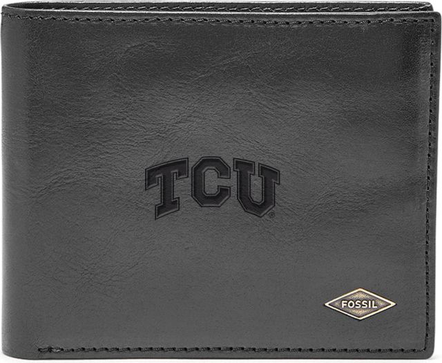 Fossil Leather Ryan RFID Flip ID Bifold - Black - ONLINE ONLY
