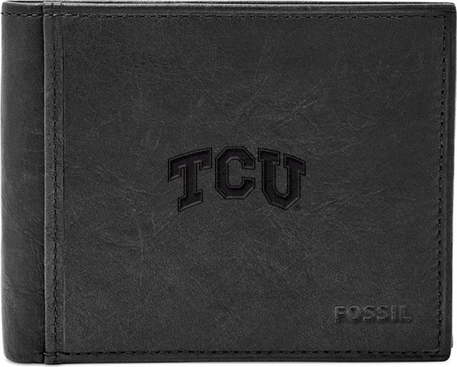 Fossil Leather Ingram RFID Bifold With Flip ID  - ONLINE ONLY