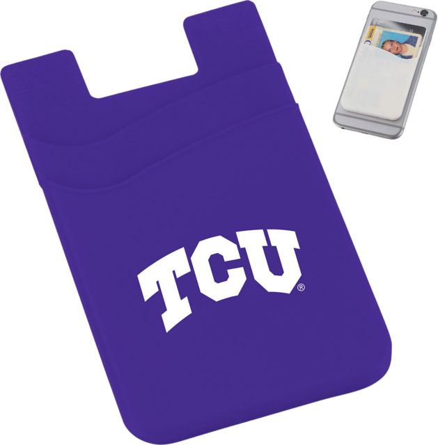Texas Christian University Silicone Card Wallet