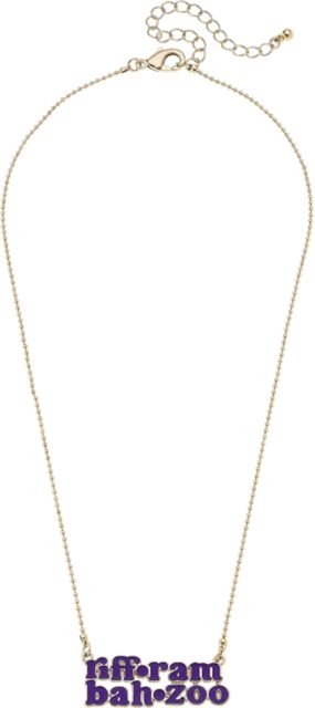 Texas Christian University Slogan Necklace