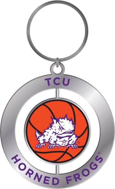 Texas Christian University Horned Frogs Basketball Key Tag