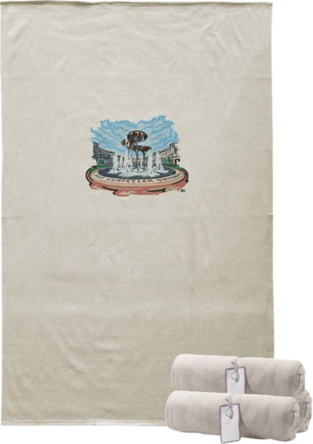 Texas Christian University Landmark Justin Patten Blanket