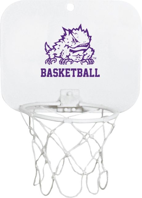 Texas Christian University 4" Ball & Basketball Hoop Set