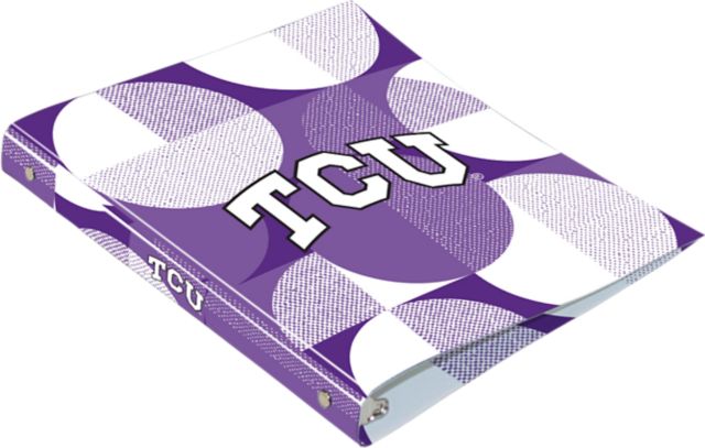Texas Christian University 1 Inch Binder