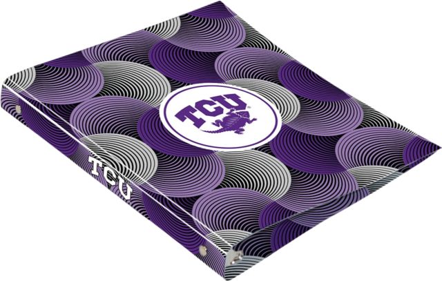 Texas Christian University 1 Inch Binder