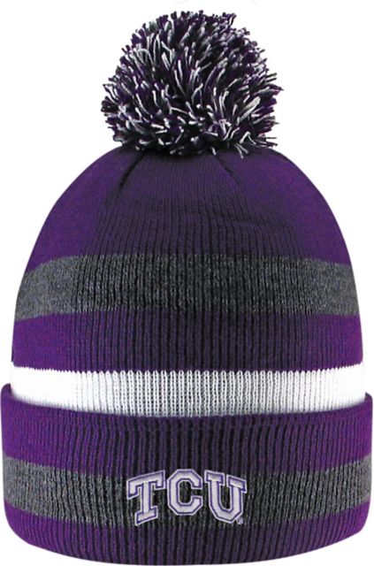 Texas Christian University Knit Cuff Pom Hat