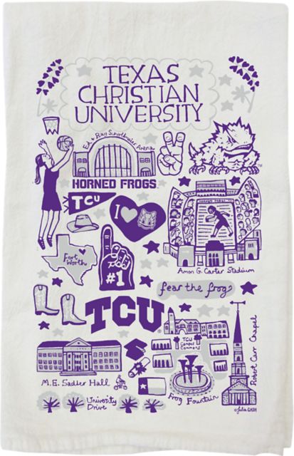 Texas Christian University Kitchen Towel
