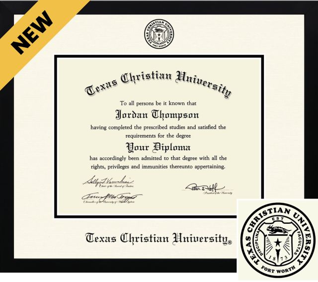 Texas Christian University Gotham Diploma Frame